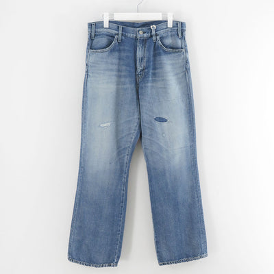 【MAATEE&SONS/マーティーアンドサンズ】<br>FLARE DENIM repair <br>MT5303-0222