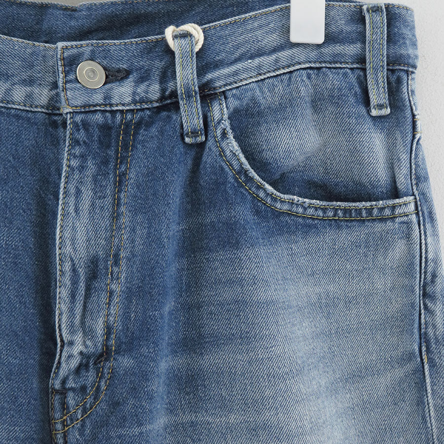 【MAATEE&SONS/マーティーアンドサンズ】<br>FLARE DENIM repair <br>MT5303-0222