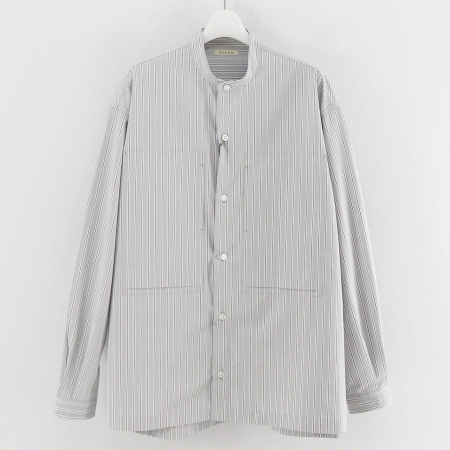 【HEUGN/ユーゲン】<br>"Codv" Stripe Blouson <br>SHIRT127