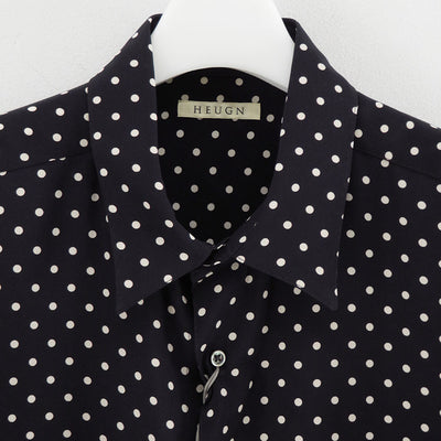 【HEUGN/ユーゲン】<br>"Alf" Silk Dot <br>SHIRT123