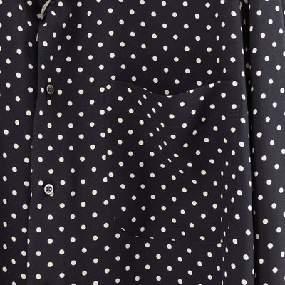 【HEUGN/ユーゲン】<br>"Alf" Silk Dot <br>SHIRT123