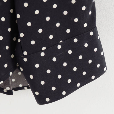 【HEUGN/ユーゲン】<br>"Alf" Silk Dot <br>SHIRT123