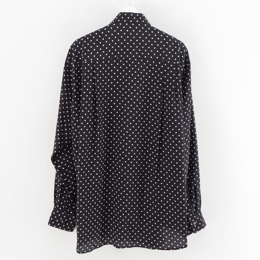 【HEUGN/ユーゲン】<br>"Alf" Silk Dot <br>SHIRT123
