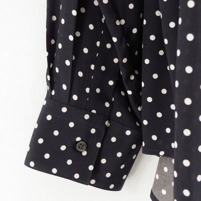 【HEUGN/ユーゲン】<br>"Alf" Silk Dot <br>SHIRT123