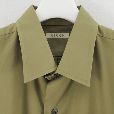 【HEUGN/ユーゲン】<br>"Alan" Beige OverDye <br>SHIRT122