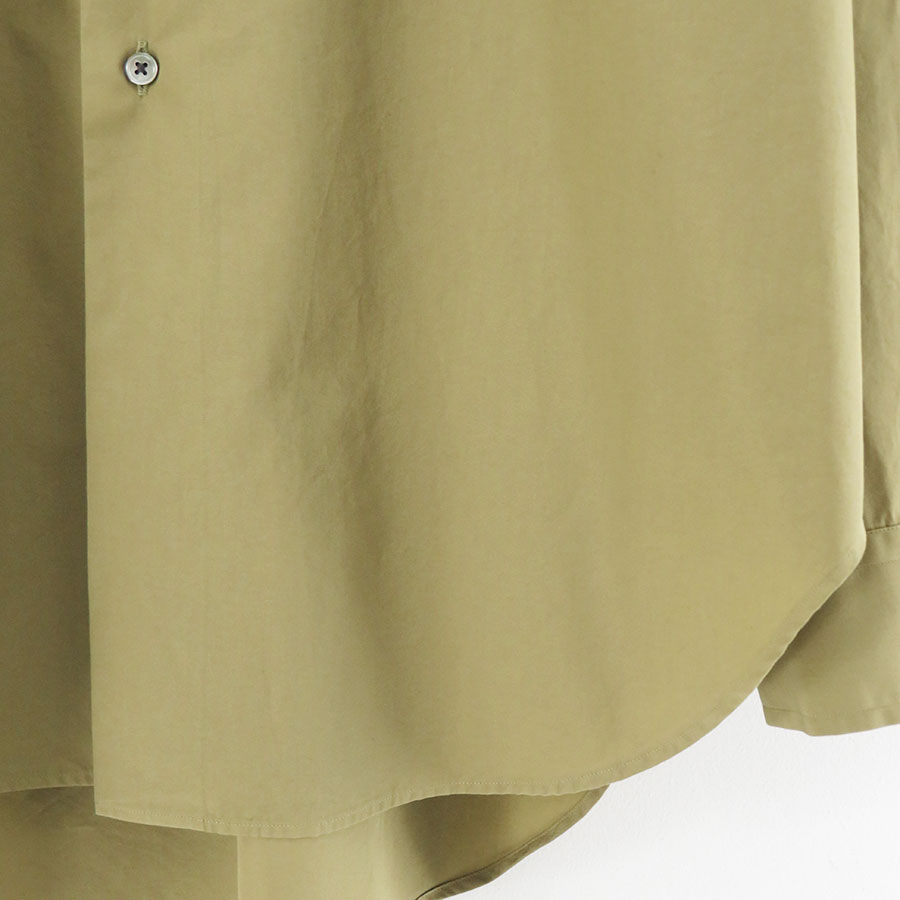 【HEUGN/ユーゲン】<br>"Alan" Beige OverDye <br>SHIRT122