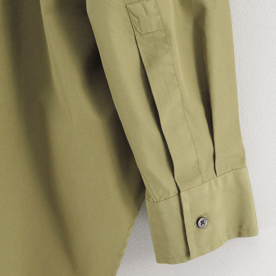 【HEUGN/ユーゲン】<br>"Alan" Beige OverDye <br>SHIRT122