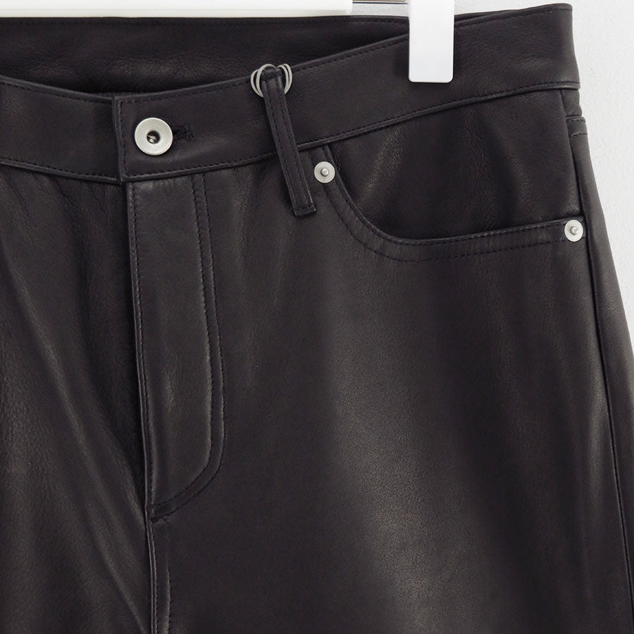 【HEUGN/ユーゲン】<br>"Dean" LEATHER <br>TROUSER084