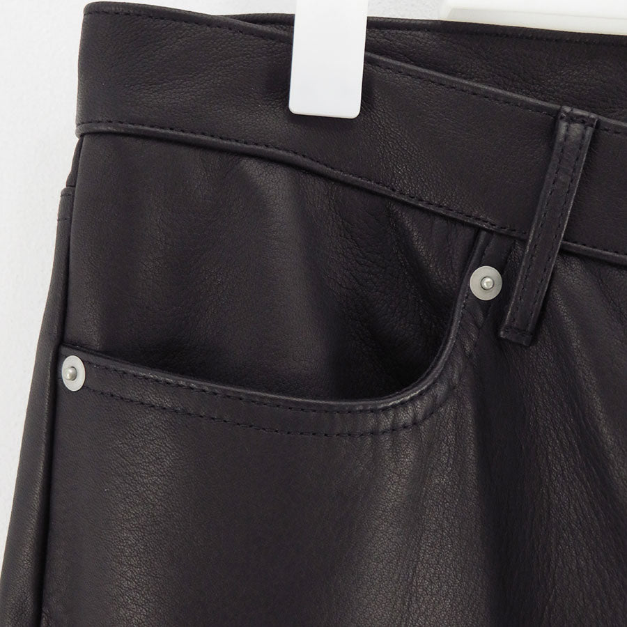 【HEUGN/ユーゲン】<br>"Dean" LEATHER <br>TROUSER084