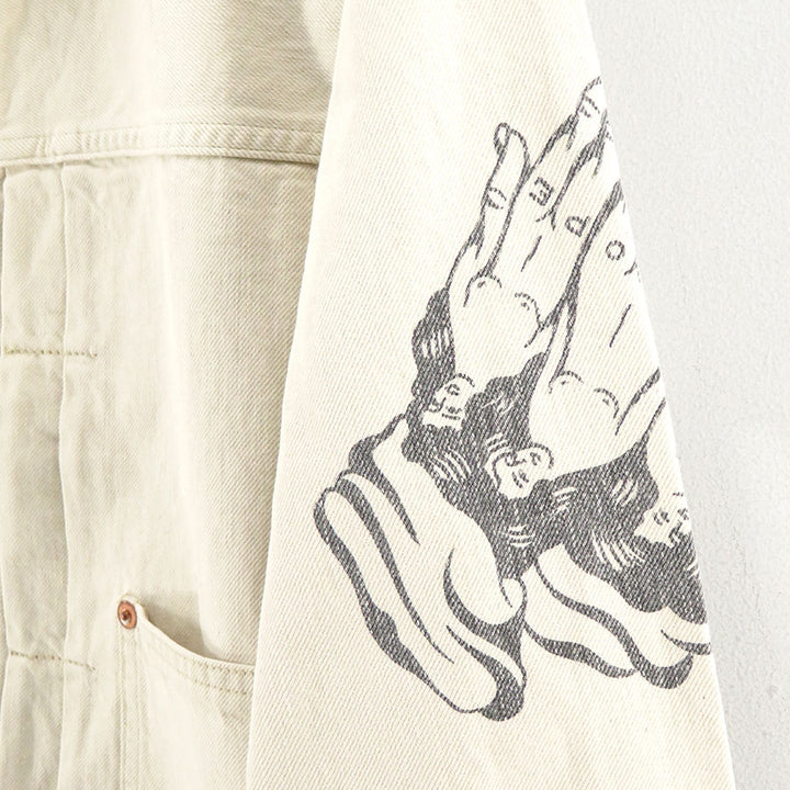 SUGARHILL/シュガーヒル】TATTOO FLASH PRINT DENIM JACKET 26440413の