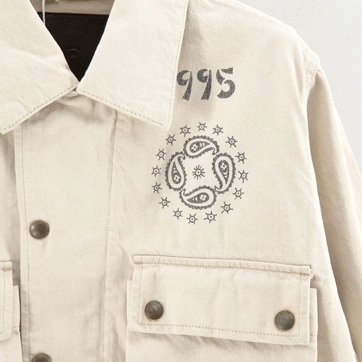 SUGARHILL/シュガーヒル】TATTOO FLASH PRINT POCKET DENIM JACKET