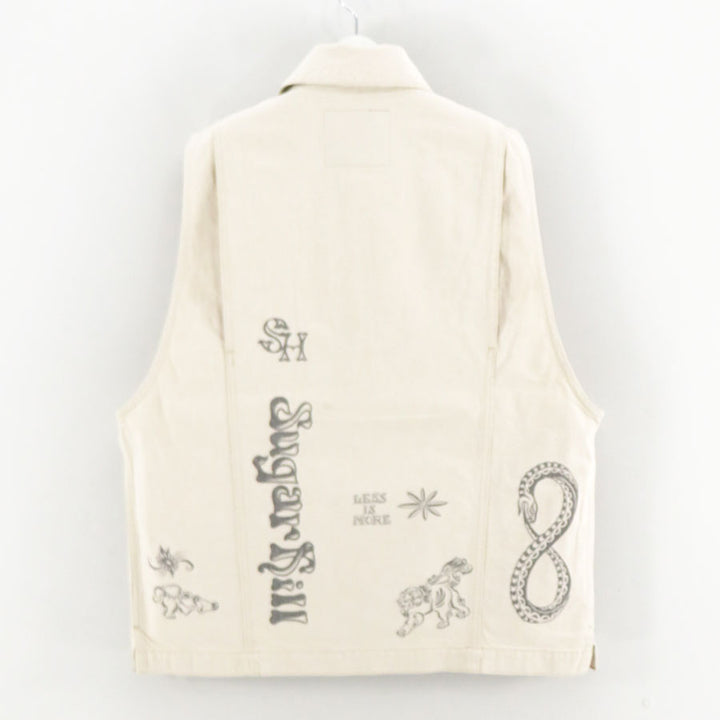 SUGARHILL/シュガーヒル】TATTOO FLASH PRINT POCKET DENIM VEST
