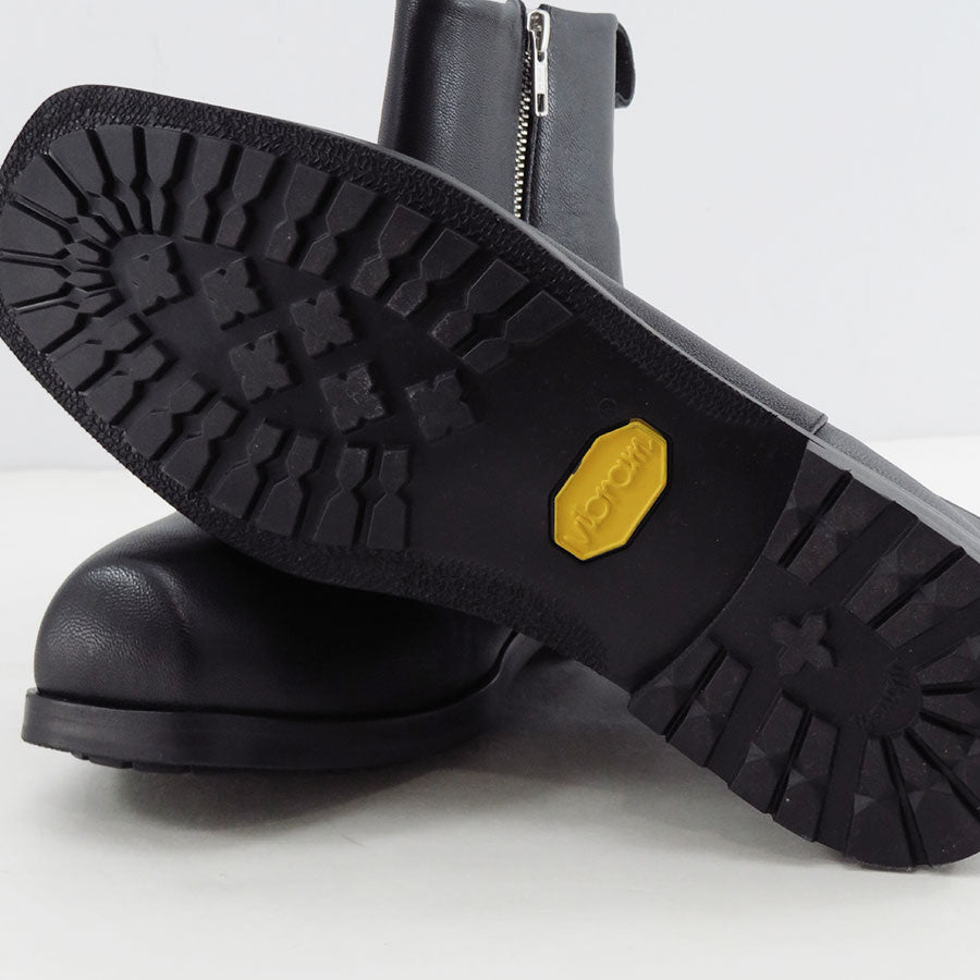 【SINE & COSINE/サインコサイン】<br>HANNES / CHELSEA BOOT VIBRAM TUSCANY <br>02.B.BUF.BLK