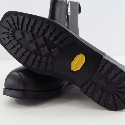 【SINE & COSINE/サインコサイン】<br>HANNES / CHELSEA BOOT VIBRAM TUSCANY <br>02.B.BUF.BLK