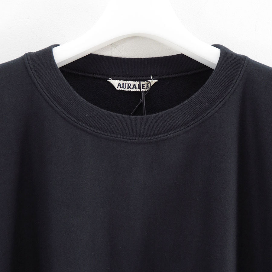 【AURALEE/オーラリー】<br>ELASTIC HIGH GAUGE SWEAT P/O <br>A25SP02NU