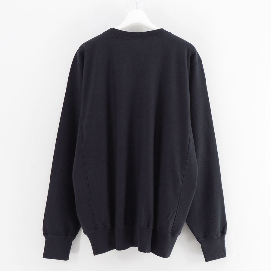 【AURALEE/オーラリー】<br>ELASTIC HIGH GAUGE SWEAT P/O <br>A25SP02NU