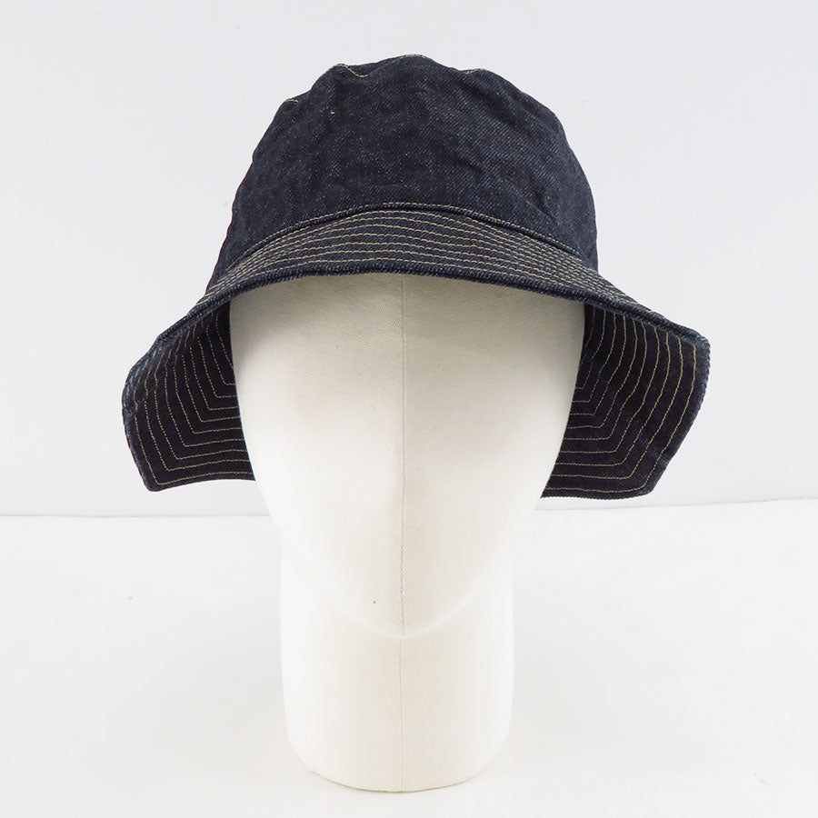 【KIJIMA TAKAYUKI/キジマタカユキ】<br>RECYCLED DENIM PENTAGON BRIM HAT <br>251105