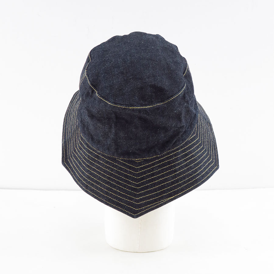 【KIJIMA TAKAYUKI/キジマタカユキ】<br>RECYCLED DENIM PENTAGON BRIM HAT <br>251105