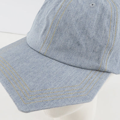 【KIJIMA TAKAYUKI/キジマタカユキ】<br>RECYCLED DENIM PENTAGON VISOR 6PANEL CAP <br>251106