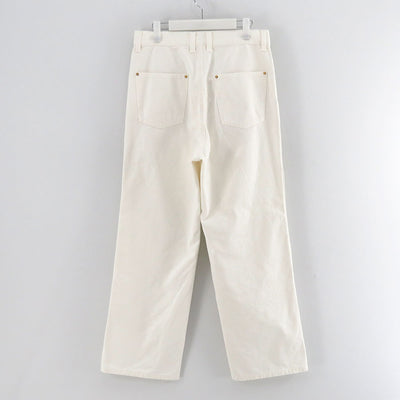 【UNUSED/アンユーズド】<br>TALON ZIPPER ONE WASH Double knee duck pants <br>UW1176