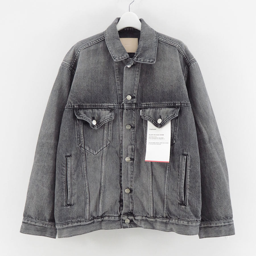 【Graphpaper/グラフペーパー】<br>Selvage Denim Trucker Jacket <br>GM251-30186LB