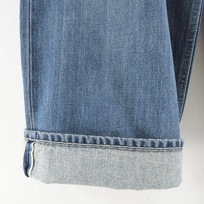 【Graphpaper/グラフペーパー】<br>Selvage Denim Two Tuck Pants <br>GU251-40188LB