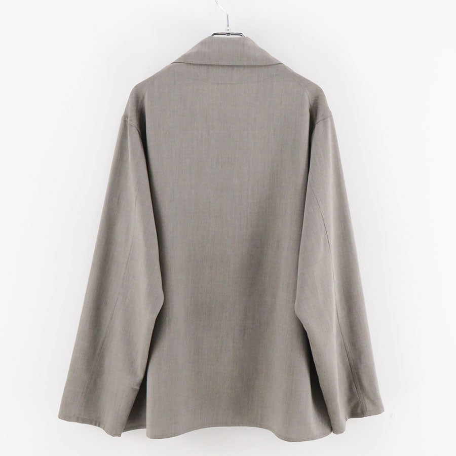 MAATEE&SONS/マーティーアンドサンズ】SHIRTS JACKET / シャークスキン