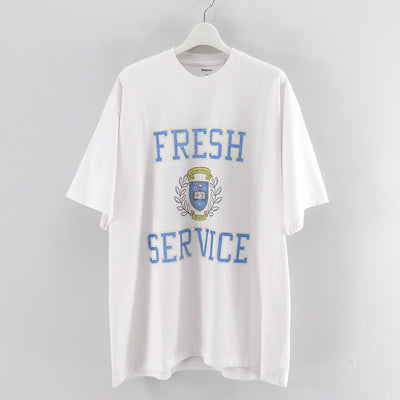 【FreshService/フレッシュサービス】<br>CORPORATE PRINTED S/S TEE “COLLEGE” <br>FSC253-70013
