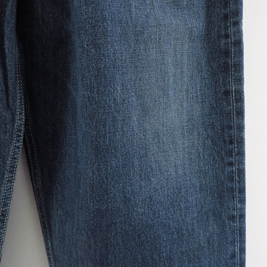 【Graphpaper/グラフペーパー】<br>Selvage Denim Two Tuck Tapered Pants <br>GU251-40187DB