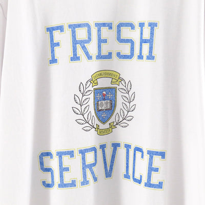 【FreshService/フレッシュサービス】<br>CORPORATE PRINTED S/S TEE “COLLEGE” <br>FSC253-70013