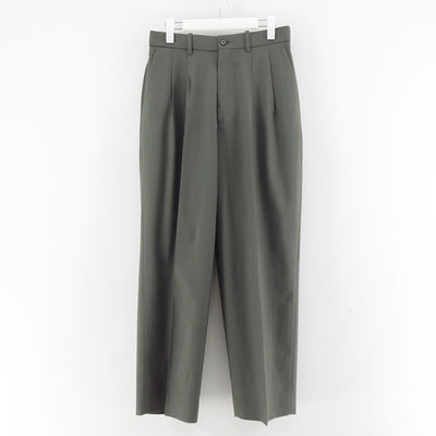 【MARKAWARE/マーカウェア】<br>CLASSIC FIT DOUBLE PLEATED TROUSERS <br>A25A11PT01C