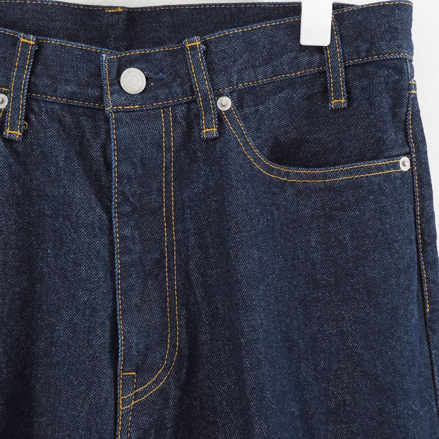 【Kota Gushiken/コウタグシケン】<br>Centre Pressed Denim with Crochet and Knit Stitches <br>KGAW25-K12