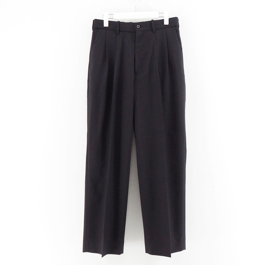 【MARKAWARE/マーカウェア】<br>CLASSIC FIT DOUBLE PLEATED TROUSERS <br>A25A11PT01C