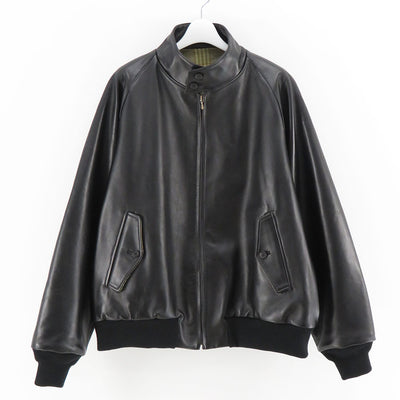 【A.PRESSE/アプレッセ】<br>Leather Harrington Jacket <br>23AAP-01-03H