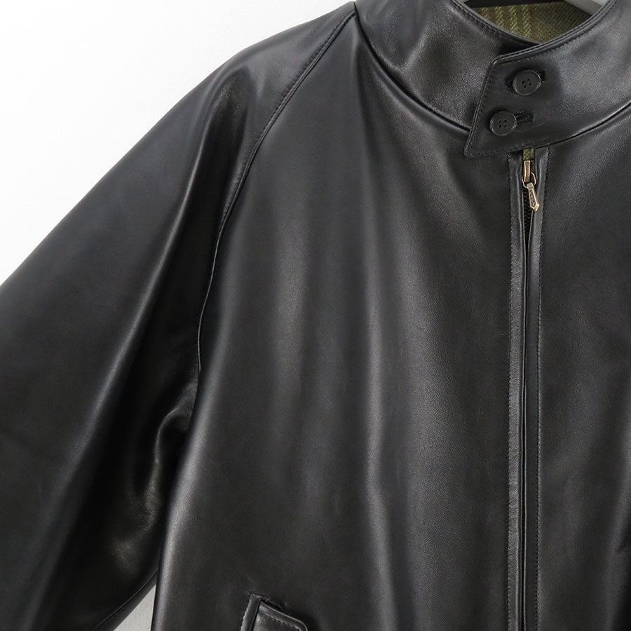 【A.PRESSE/アプレッセ】<br>Leather Harrington Jacket <br>23AAP-01-03H