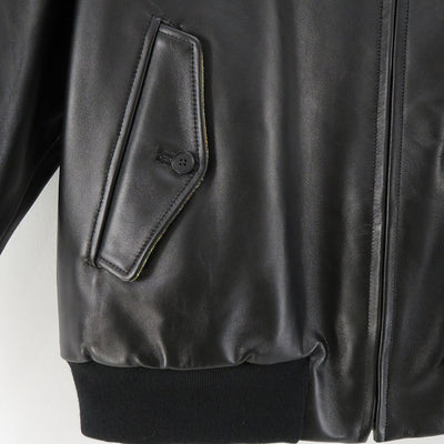 【A.PRESSE/アプレッセ】<br>Leather Harrington Jacket <br>23AAP-01-03H