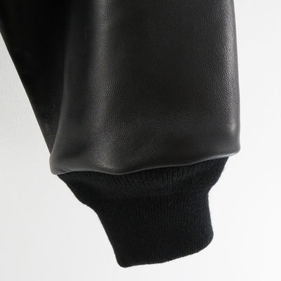 【A.PRESSE/アプレッセ】<br>Leather Harrington Jacket <br>23AAP-01-03H