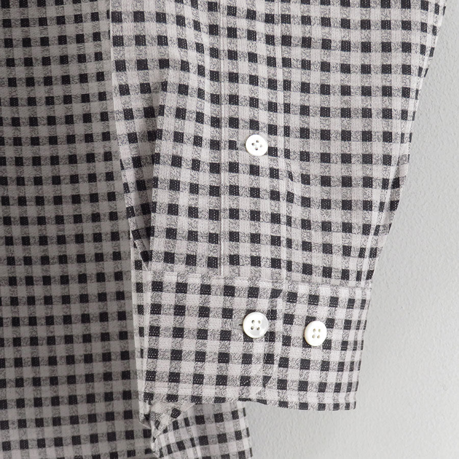 【KANEMASA PHIL./カネマサフィル】<br>36G Atomoshere Check Shirt <br>KM25A-030