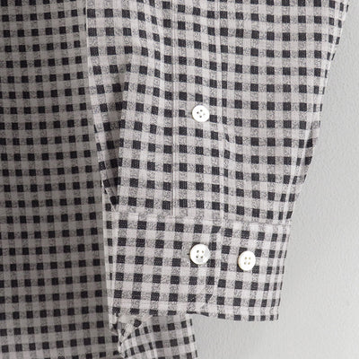 【KANEMASA PHIL./カネマサフィル】<br>36G Atomoshere Check Shirt <br>KM25A-030