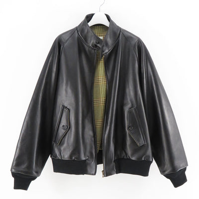【A.PRESSE/アプレッセ】<br>Leather Harrington Jacket <br>23AAP-01-03H