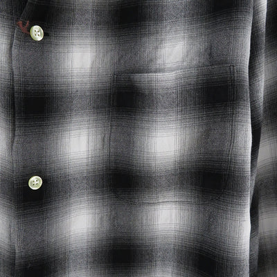 【TOWNCRAFT/タウンクラフト】<br>60s ombre loop collar shirt <br/>tc24s004