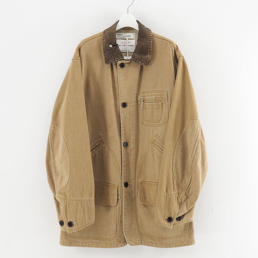 【DAIRIKU/ダイリク】<br>"Cooper" Vintage Washed Hunting Jacket <br>25AWCP1
