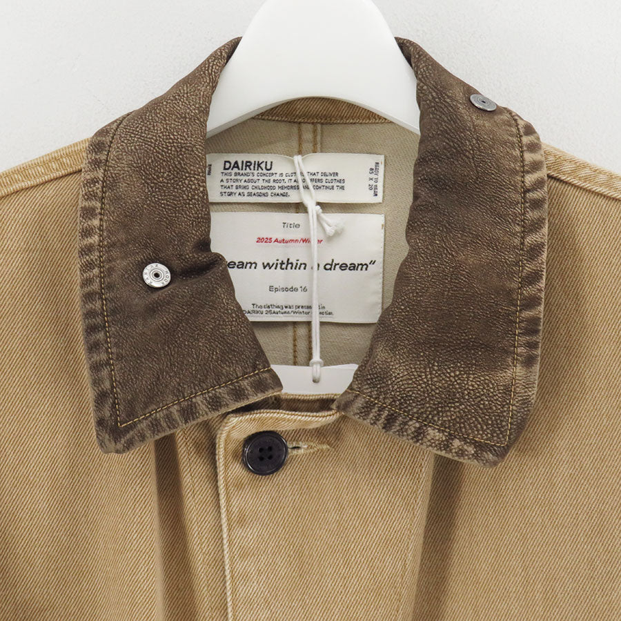 【DAIRIKU/ダイリク】<br>"Cooper" Vintage Washed Hunting Jacket <br>25AWCP1