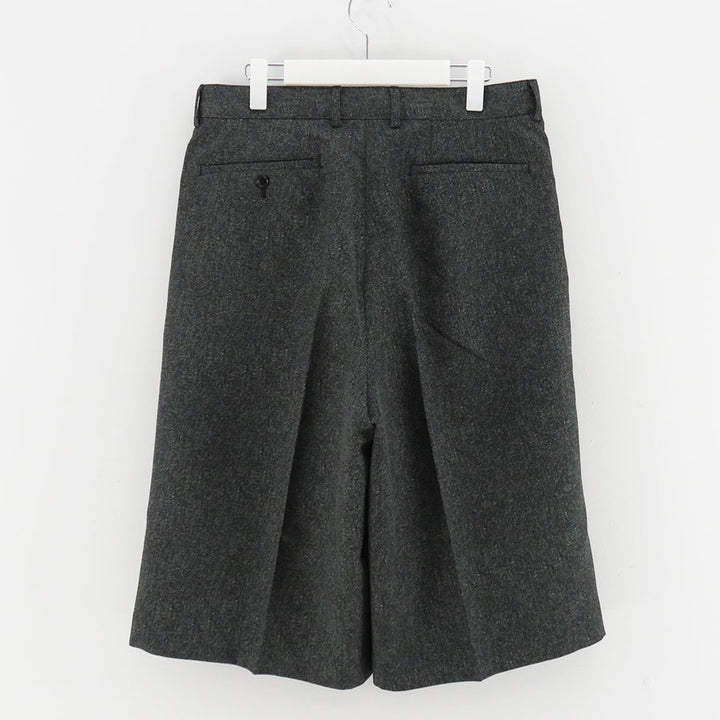 REVERBERATE REV-25SS-TR12-PL ワイドショーツ 2 REVERBERATE/リバーバレイト】POLYESTER COTTON TACKED SHORTS REV