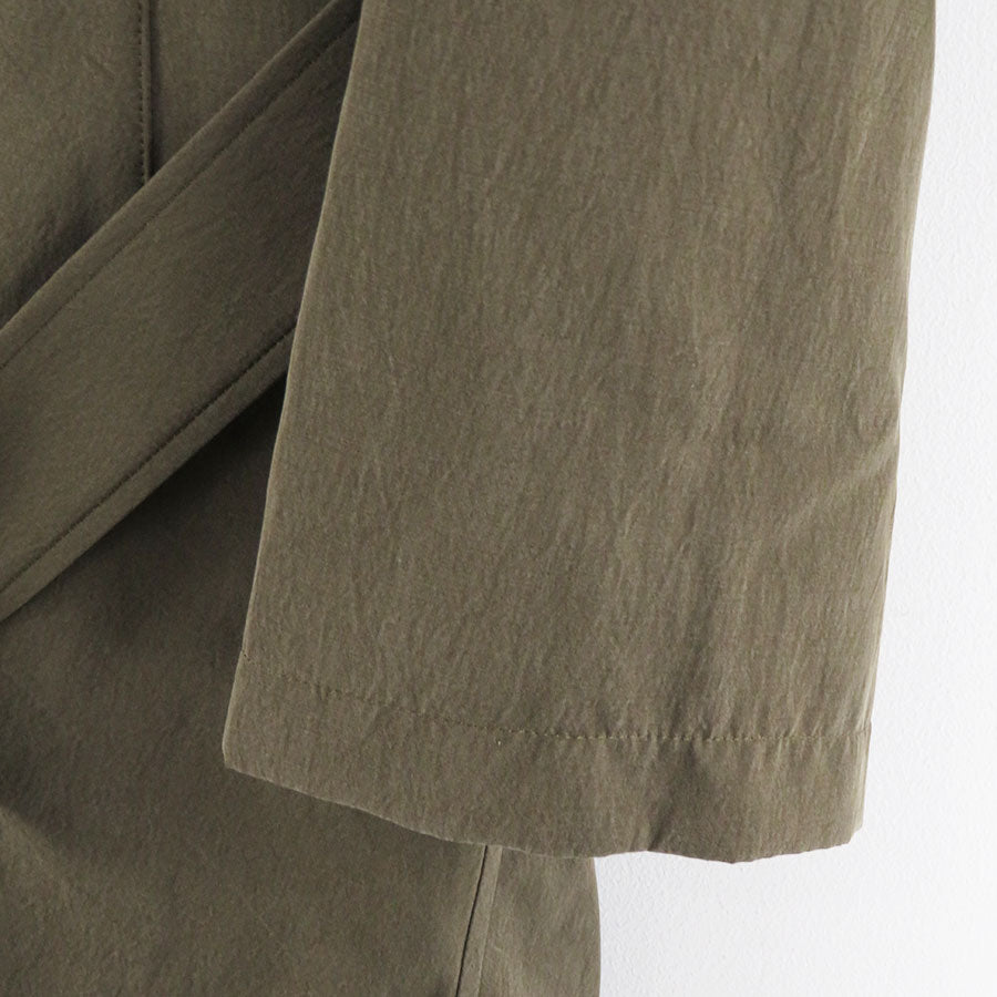 【A.PRESSE/アプレッセ】<br>Lining Detachable Silk Coat <br>23AAP-01-12H