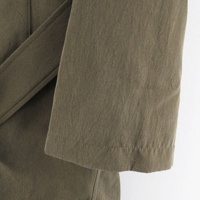 【A.PRESSE/アプレッセ】<br>Lining Detachable Silk Coat <br>23AAP-01-12H