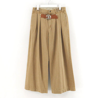 【DAIRIKU/ダイリク】<br>”D”Buckle Super Wide Chino Pants <br>25AWCP2