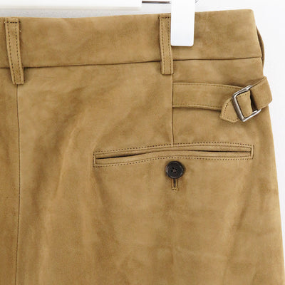 【A.PRESSE/アプレッセ】<br>Suede Trousers <br>23AAP-04-24H