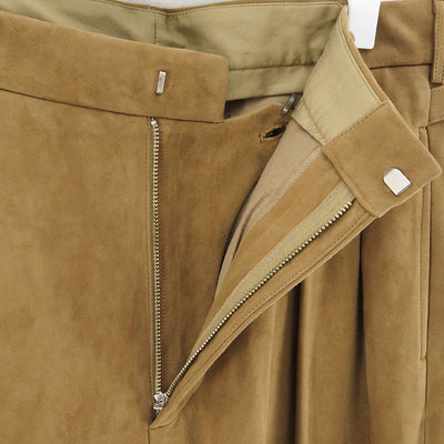【A.PRESSE/アプレッセ】<br>Suede Trousers <br>23AAP-04-24H