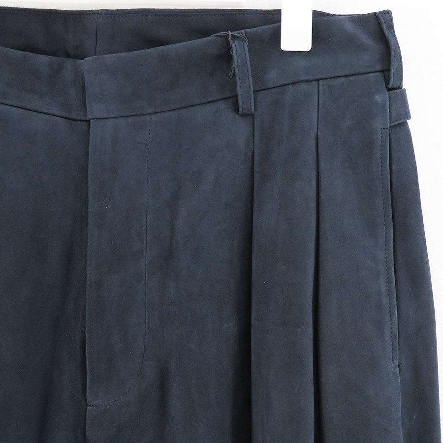 【A.PRESSE/アプレッセ】<br>Suede Trousers <br>23AAP-04-24H